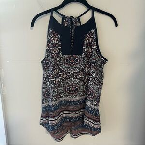 Athleta Patterned Lightweight Tank Blouse